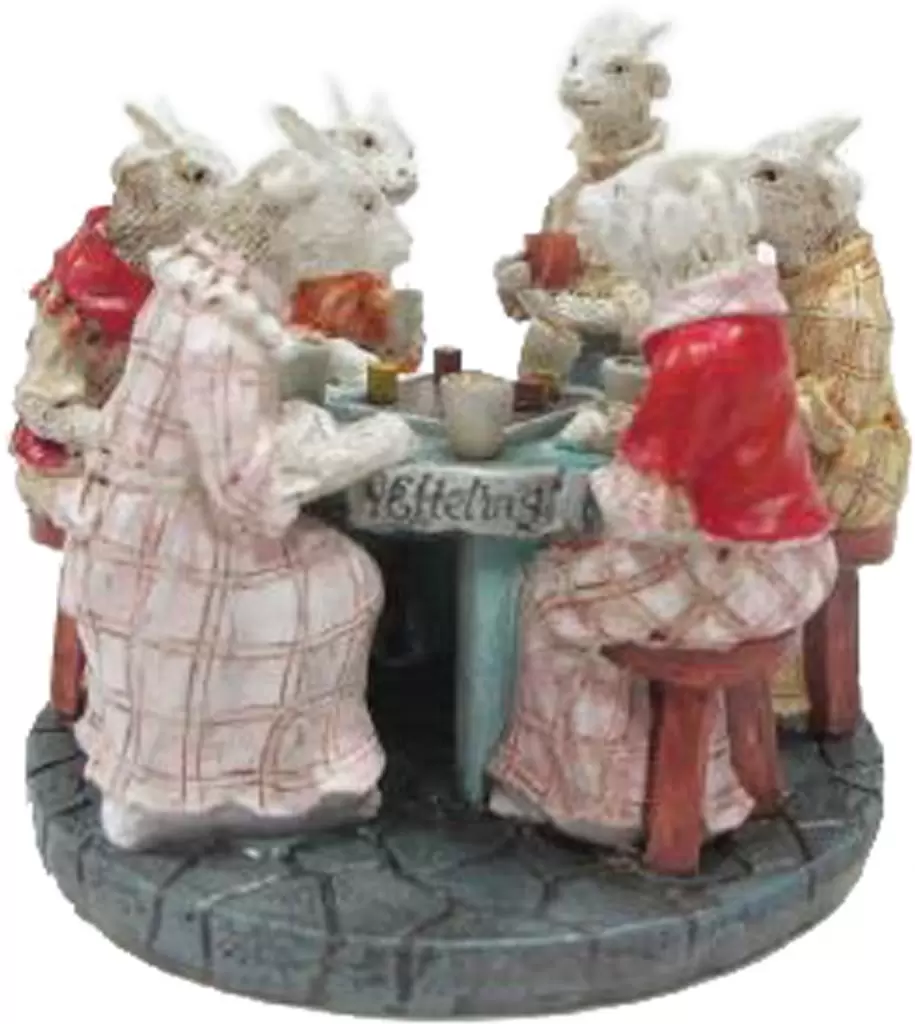 Luville Efteling Zeven Geitjes Tafel 7x7x5 5 Cm Christmas Village Lemax