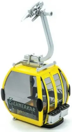 Jägerndorfer gondola Omega IV Obertauern for 8 pers. yellow 1:32