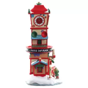 Lemax countdown clock tower Santa's Wonderland 2018 - image 3
