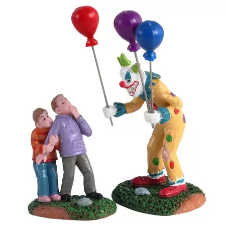 Lemax creepy balloon seller s/2 Spooky Town 2021