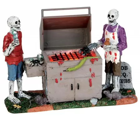 Lemax gory grillin Spooky Town 2015 - image 1