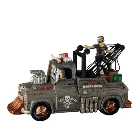 Lemax last ditch tow truck Spooky Town 2022 - image 1