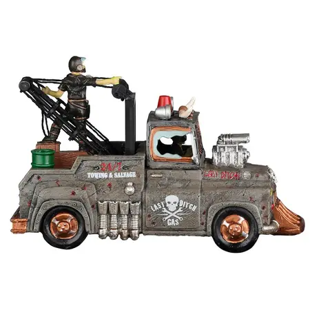 Lemax last ditch tow truck Spooky Town 2022 - image 4