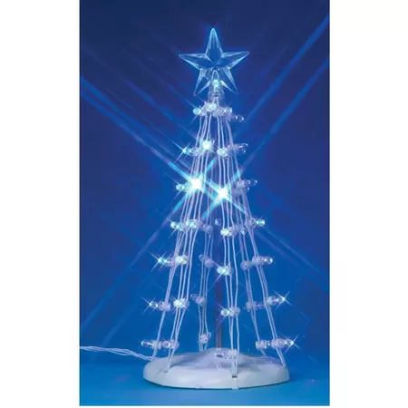 Lemax lighted silhouette tree blue General 2007 - image 1