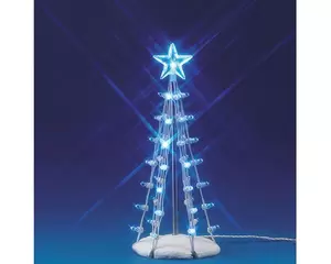 Lemax lighted silhouette tree blue General 2007 - image 2