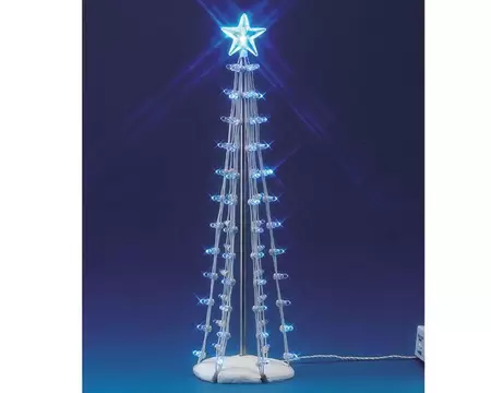 Lemax lighted silhouette tree blue General 2007 - image 2