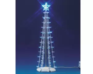 Lemax lighted silhouette tree blue General 2007 - image 2