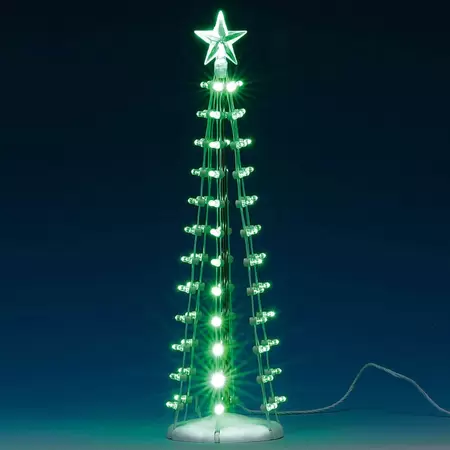 Lemax lighted silhouette tree green General 2018