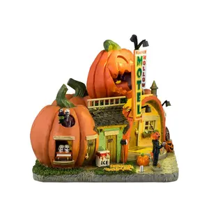 Lemax pumpkin hollow motel Spooky Town 2024 - image 2
