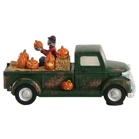 Lemax pumpkin pickup truck Spooky Town 2018 - image 4