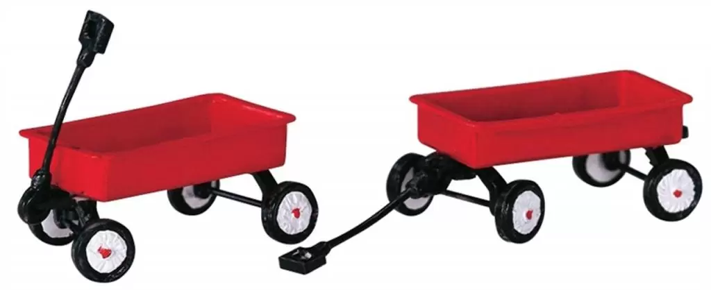 Lemax red wagons s/2 General 2004