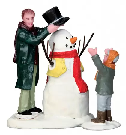 Lemax sharp-dressed snowman s/2 Caddington Village 2015