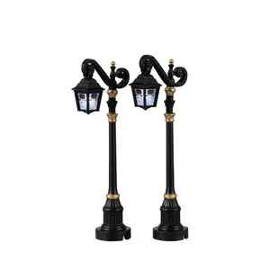 Lemax skeleton deco lamp, set of 2 Spooky Town 2022