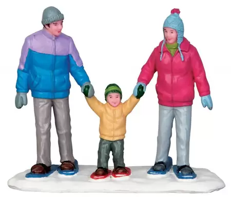 Lemax snowshoe family Vail Village 2015