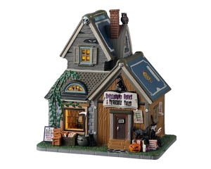 Lemax spellbound books & terrible tales Spooky Town 2025