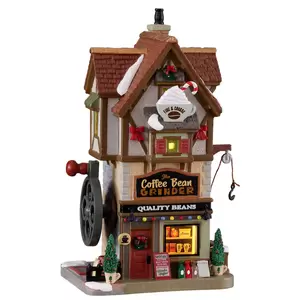 Lemax the coffee bean grinder Caddington Village 2021 - image 1