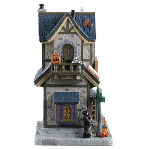 Lemax the ghost writer's antique bookstore Spooky Town 2021 - image 2