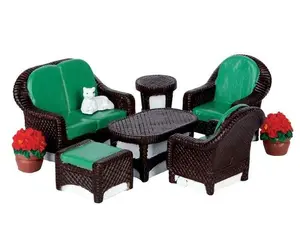 Lemax wicker lawn set, s/8 General 2016