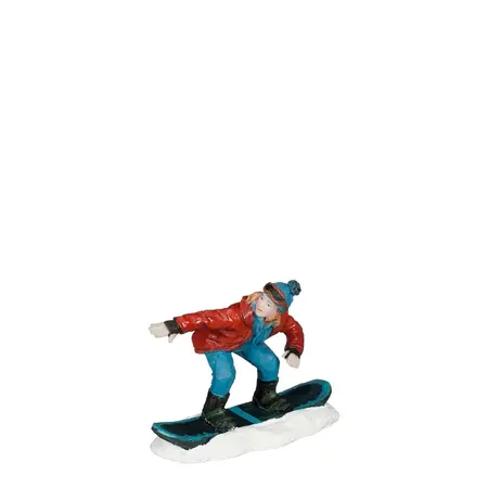 Luville Schneewald Snowboarding man