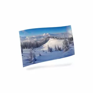 My Village Background Cloth Winter Forest 150x75 cm - image 2