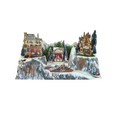 My Village Base Christmas Village Dolomites 78x38cm - image 2