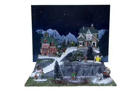 My Village Base Christmas Village 'Eifel' 58x38cm - image 3