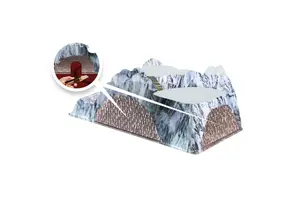 My Village Christmas Village Base Train Tunnel 78x38x29cm - image 1